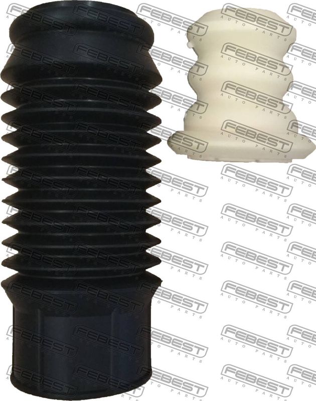 Комплект отбойников и пыльников амортизаторов (стоек) Febest (полимерный материал). Артикул TSHB-14-PP