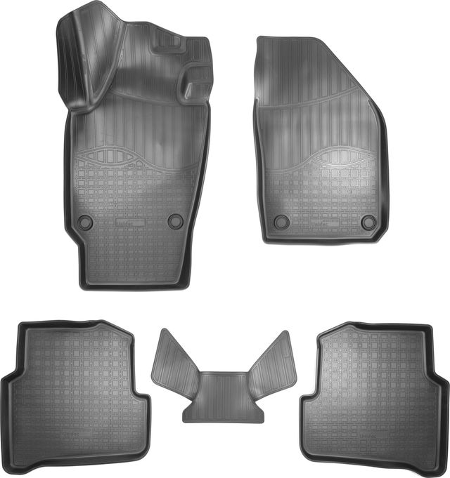 Коврики 3D Норпласт для салона Skoda Fabia III NJ хэтчбек 2014-2026. Артикул NPA11-C81-120