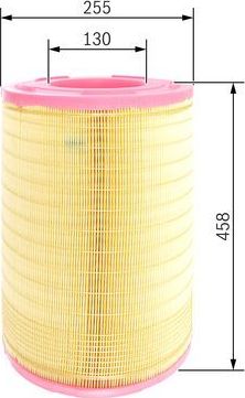 Воздушный фильтр Bosch для MAN TGL 2004-2026. Артикул F 026 400 256