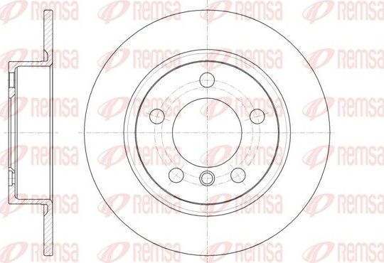 Тормозной диск Remsa задний для MINI Paceman R61 2012-2016. Артикул 61441.00