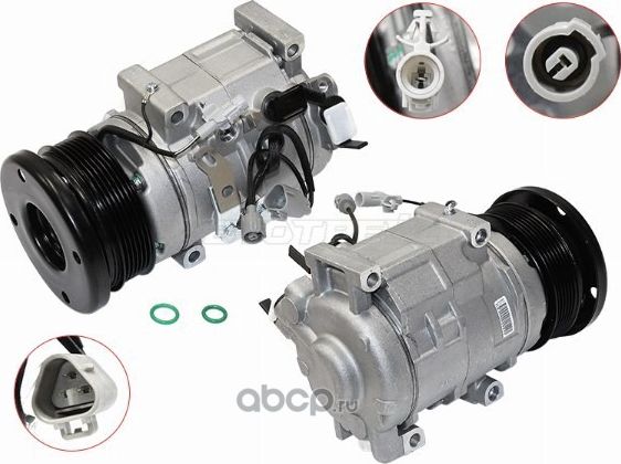 Компрессор кондиционера Toyota Land Cruiser (J200) 07-21 / Lexus LX 07-23 SAT STTY92396A0 SAT. Артикул STTY92396A0