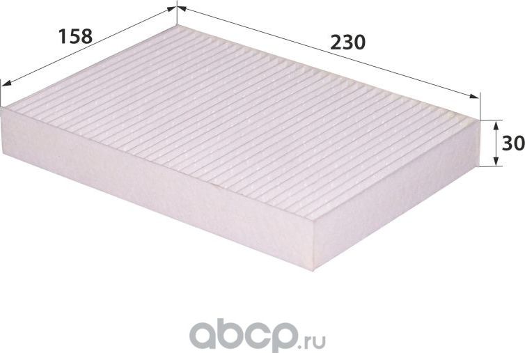 AC-048E CU2945 (фильтр салонный) (RB-Exide). Артикул AC048E