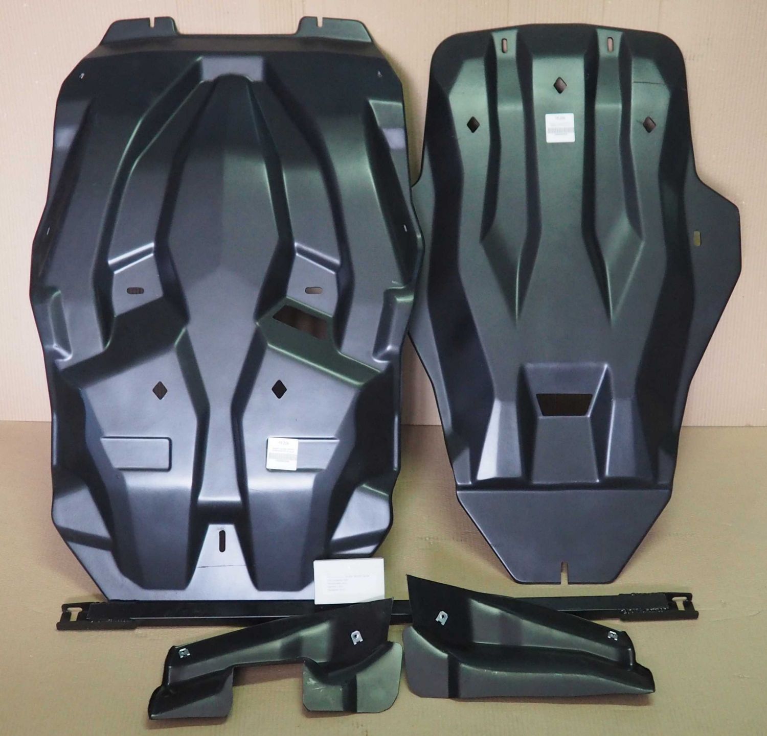 Защита композитная АВС-Дизайн для картера, КПП и PK Infiniti QX80 2013-2026. Артикул 15.22k