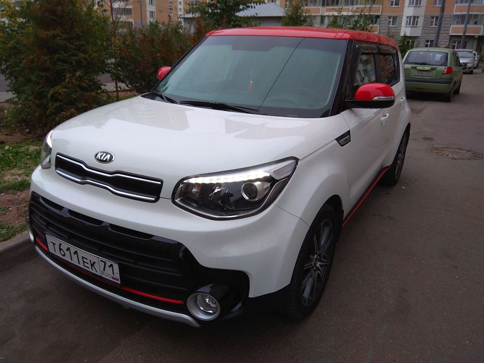 Дефлекторы SIM для окон Kia Soul II 2013-2019. Артикул SKISOU1432