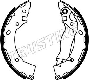 Тормозные колодки Trusting. Артикул 253.747