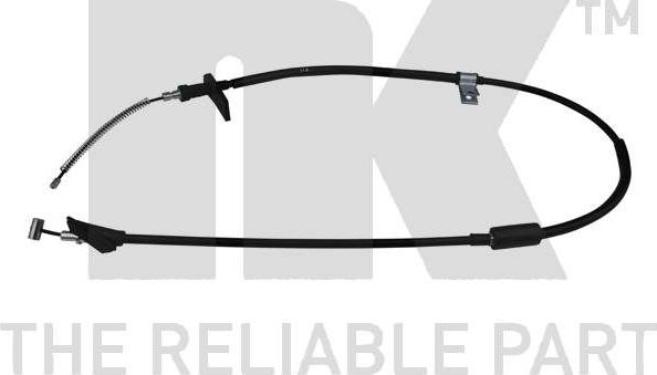 Трос ручника (тросик ручного тормоза) NK. Артикул 9036129