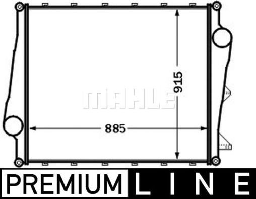 Интеркулер Mahle Premium для Volvo  FM 2005-2026. Артикул CI 354 000P