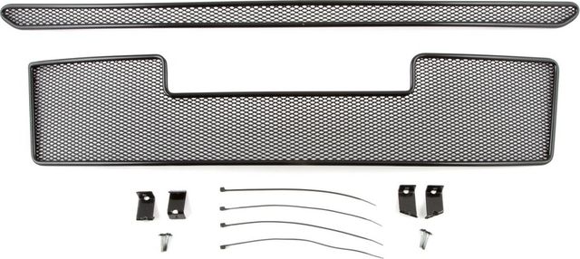 Сетка Arbori на решётку бампера, черная 10 мм для MITSUBISHI Pajero IV 2015-2026. Артикул 01-381115-101