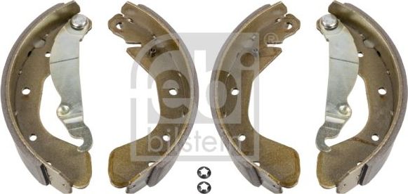 Тормозные колодки Febi Bilstein задние для Opel Corsa C 2000-2009. Артикул 17457