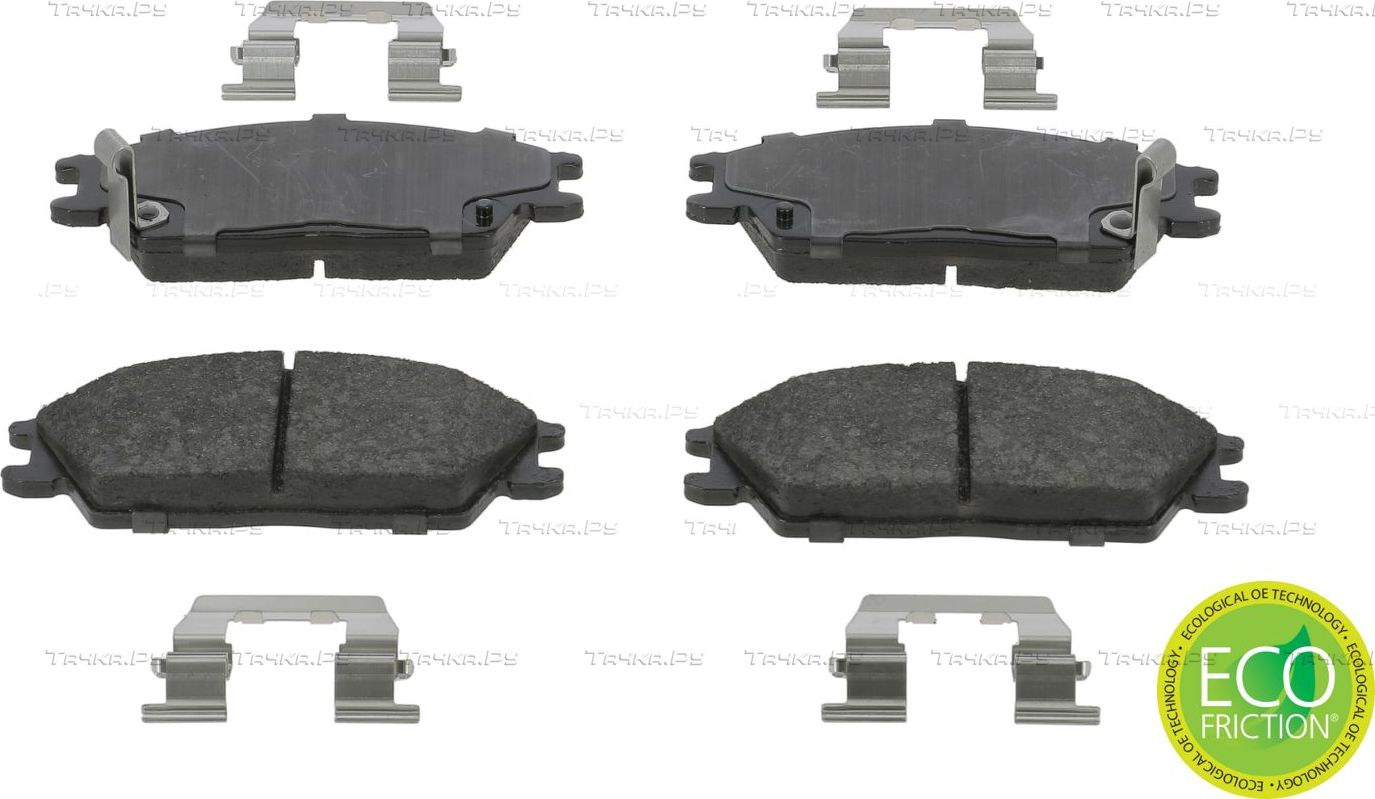 Тормозные колодки Ferodo Premier Eco Friction передние для Hyundai Scoupe 1990-1996. Артикул FDB4076