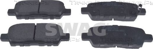 Тормозные колодки SWAG задние для Nissan Leaf I (ZE0/AZE0) 2010-2017. Артикул 33 10 5347