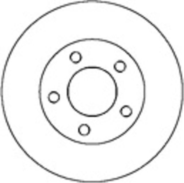 Тормозной диск MAPCO передний для Mazda Tribute I 2000-2008. Артикул 15283