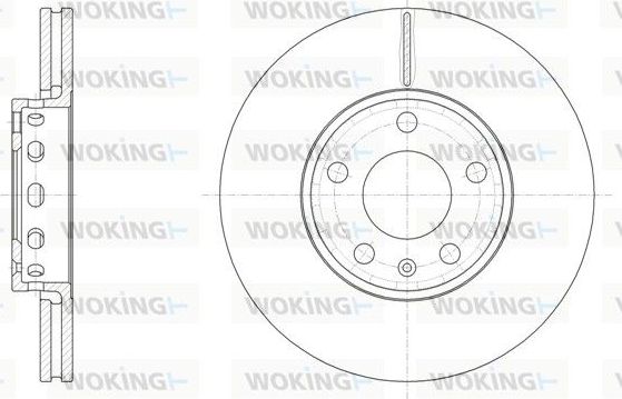 Тормозной диск Woking. Артикул D6328.10