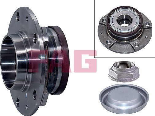 Ступица колеса с интегрированным подшипником Fag задняя для Citroen C6 2005-2012. Артикул 713 6405 10