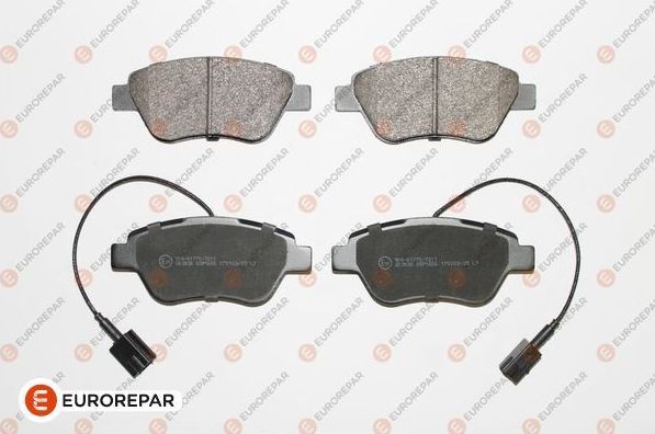 Тормозные колодки Eurorepar. Артикул 1617283380