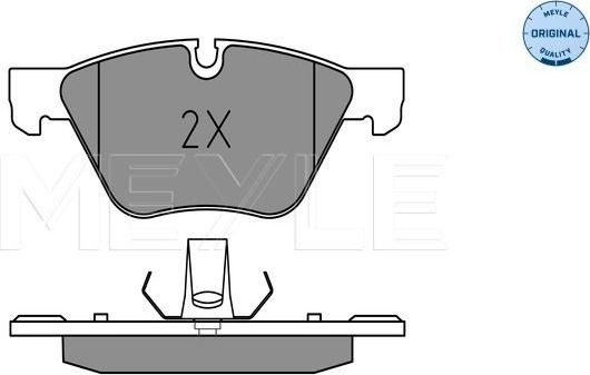 Тормозные колодки Meyle Original. Артикул 025 246 9719