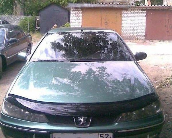 Дефлектор VT52 для капота Peugeot 406 1995-1999. Артикул PG05VT