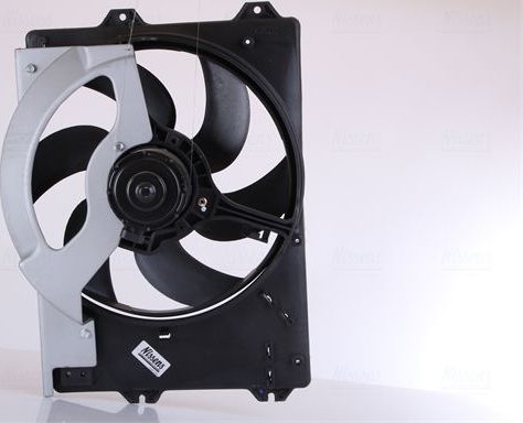 Вентилятор радиатора двигателя Nissens (полимерный материал) для MG ZR 2001-2005. Артикул 85444