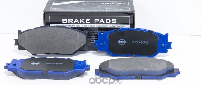 Передние колодки Lexus IS II (GSE2_, ALE2_, USE2_)/IS III (GSE3_, AVE3_) (Vite). Артикул VBS3410PS