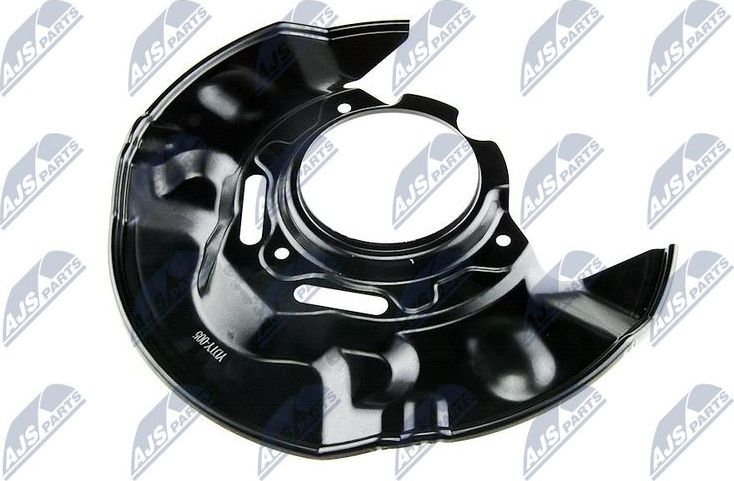 Кожух (щиток) тормозного диска NTY передний правый для Toyota Corolla E120, E130 2001-2008. Артикул HTO-TY-005
