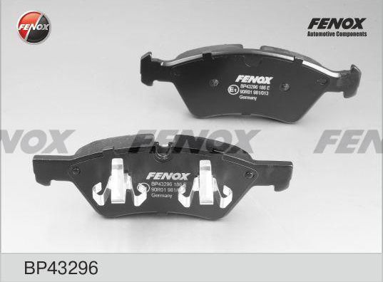 Тормозные колодки Fenox. Артикул BP43296