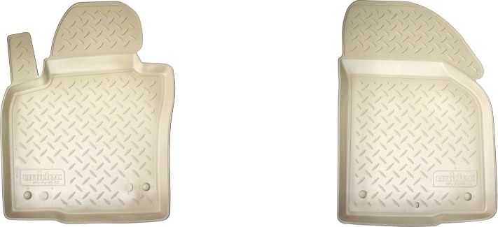 Коврики Норпласт для салона (2 передних) Toyota RAV4 III 2009-2012 длинная база. БЕЖЕВЫЕ. Артикул NPL-Po-88-47Beige