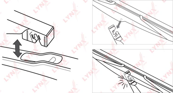 Щетка стеклоочистителя (дворник) LYNXauto. Артикул LR30A