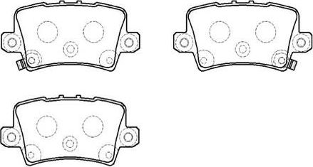 Тормозные колодки HSB. Артикул HP9246