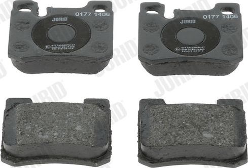 Тормозные колодки Jurid. Артикул 571753J
