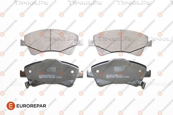 Тормозные колодки Eurorepar. Артикул 1623060480