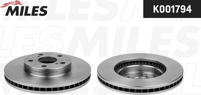 Тормозной диск Miles. Артикул K001794