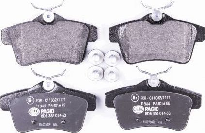 Тормозные колодки Hella. Артикул 8DB 355 014-531