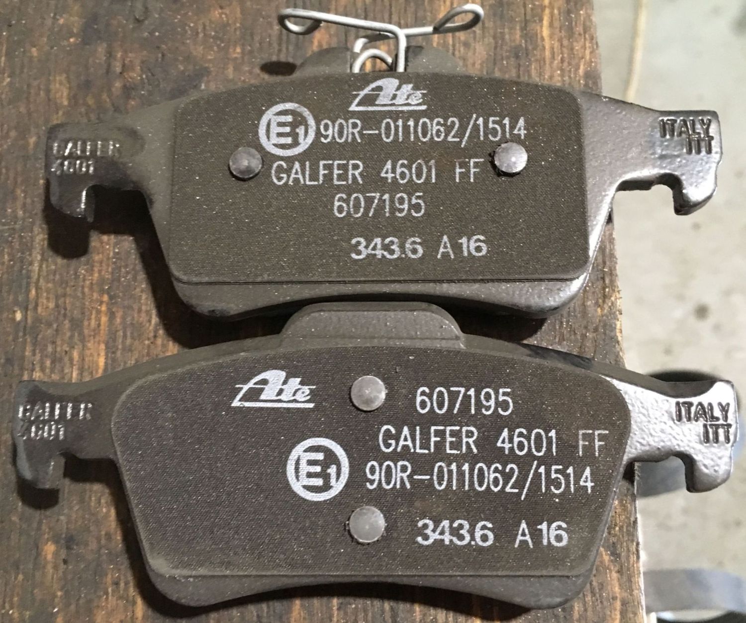 Тормозные колодки ATE. Артикул 13.0460-7195.2