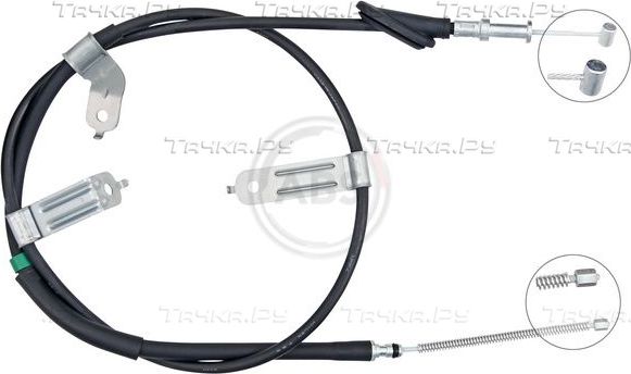 Трос ручника (тросик ручного тормоза) ABS. Артикул K10254