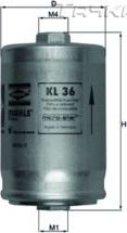 Топливный фильтр Mahle-Knecht для Audi S2 I 1993-1995. Артикул KL 36