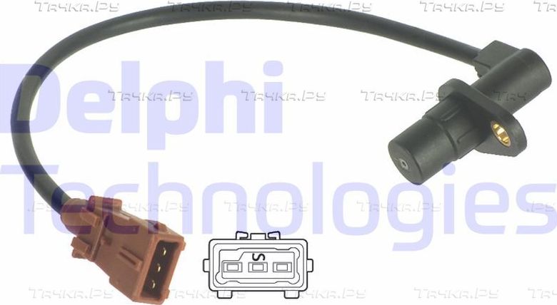 Датчик положения коленвала Delphi для Fiat Scudo I 1996-2006. Артикул SS10736-12B1