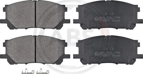 Тормозные колодки ABS. Артикул 37458