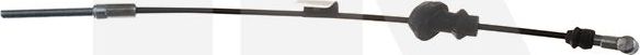 Трос ручника (тросик ручного тормоза) NK. Артикул 904120