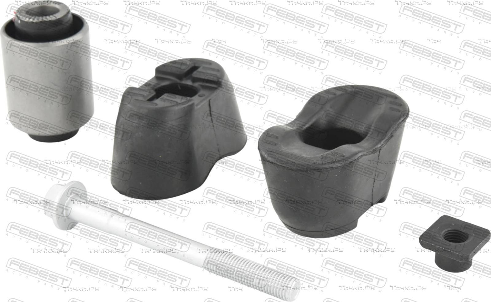 Подушка (опора) двигателя Febest передняя для Hyundai Accent III 2010-2010. Артикул HYMB-SBR-KIT