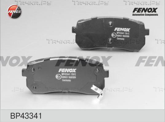 Тормозные колодки Fenox задние для Kia Carnival II 2006-2014. Артикул BP43341