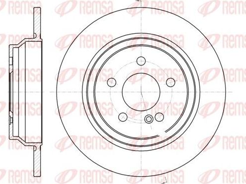 Тормозной диск Remsa. Артикул 61033.00