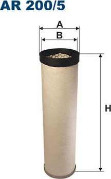 Фильтр воздушный Filtron. Артикул AR 200/5W