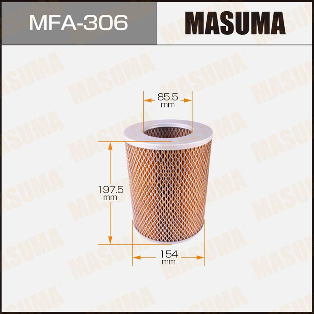 Воздушный фильтр Masuma. Артикул MFA-306