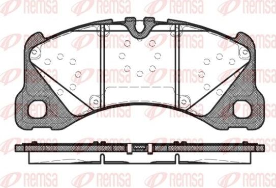 Тормозные колодки Remsa. Артикул 1345.40
