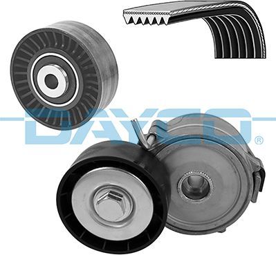 Приводной ремень поликлиновой с роликами (комплект) Dayco для Citroen C-Crosser 2007-2013. Артикул KPV621