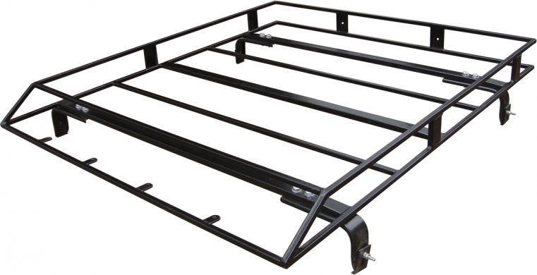 Багажник экспедиционный Podgotoffka 1600х1250х120 мм с креплениями на водостоки (эконом) для ВАЗ 2121, 2131 (Нива) 3дв. 1976-2026. Артикул PGT-B.76.02