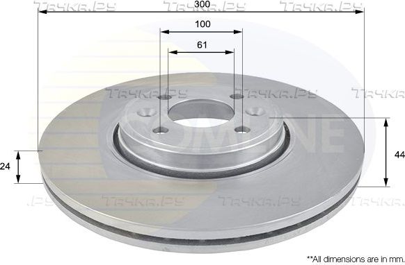 Тормозной диск Comline Comline. Артикул ADC1556V