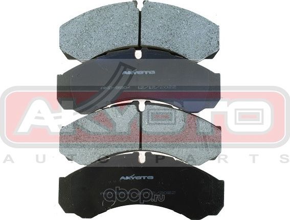 КОЛОДКИ ТОРМОЗНЫЕ (Akyoto). Артикул AKD9804