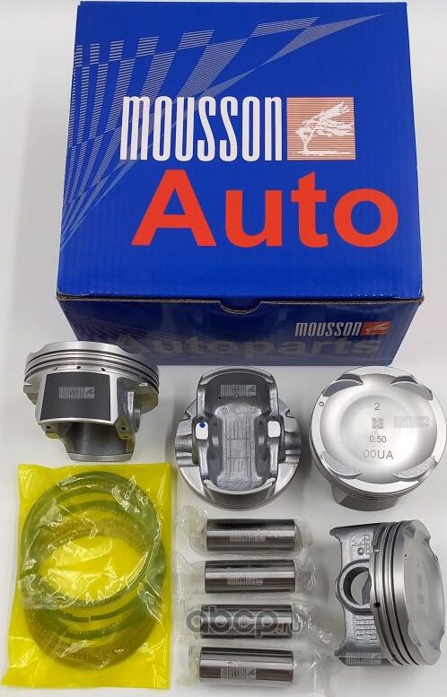 Поршень кольца ремонтные + 0,5 мм комплект G4LA на 1 цилиндр (Mousson). Артикул SPRG4LA050