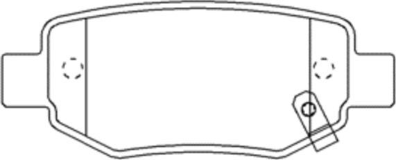 Тормозные колодки CTR. Артикул GK1545